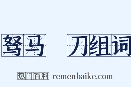 驽马鈆刀组词是什么意思的图片